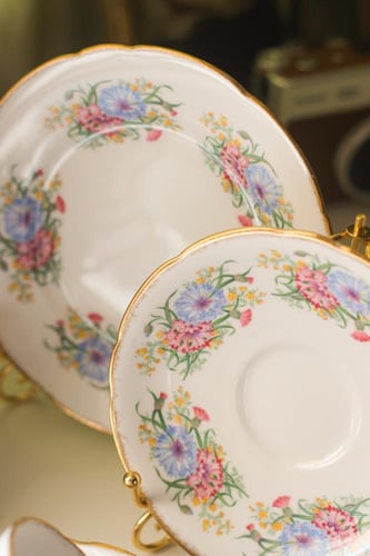 انتيك RS زهرة كورنفلاور وقرنفل