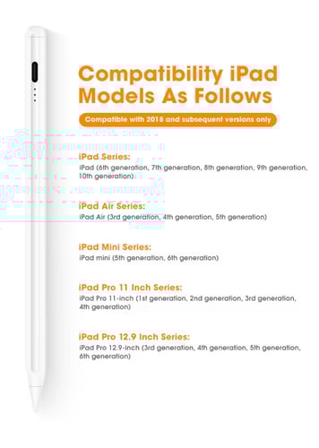 قلم ذكي للايباد والأجهزة اللوحية | ستايلس مغناطيسي...