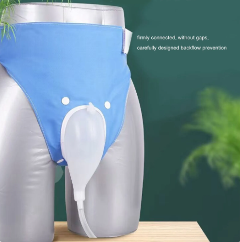 كيس يمكن ارتداؤه للرجال ، جامع تبول من السيليكون ،...