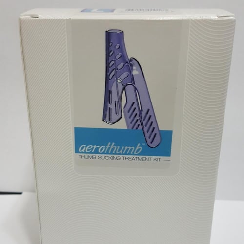 مانع مص الاصبع الابهام للاطفال مقاس وسط - منتج امر...