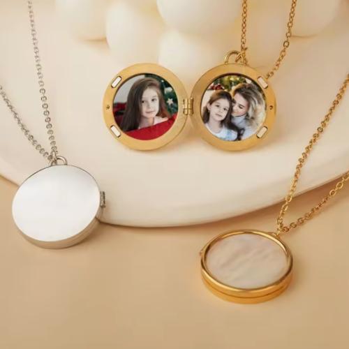 قلادة دائرية - مقاومة للصدأ