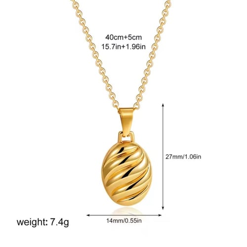 قلادة ذهبية مميزة | مقاومة للصدأ