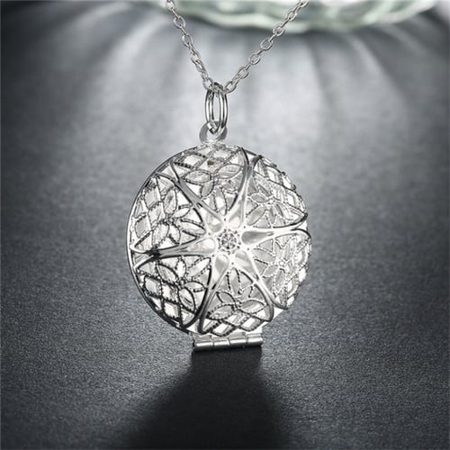 قلادة مطلي فضة عيار 925