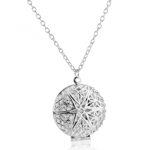 قلادة مطلي فضة عيار 925