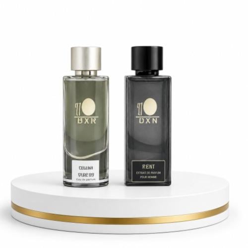 باقة عطور DXN | فيحاء النسائي وفيزا الرجالي (80 مل لكل عطر)
