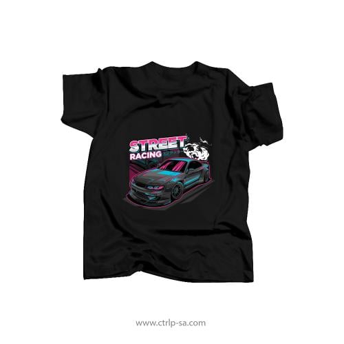 تيشيرت Street Racing – سباقات الشوارع بأسلوب أنيق