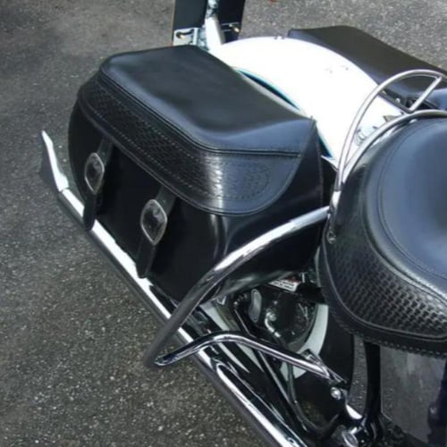 سدل قارد كروم من Hogworkz لدراجات هارلي سوفتيل '00...