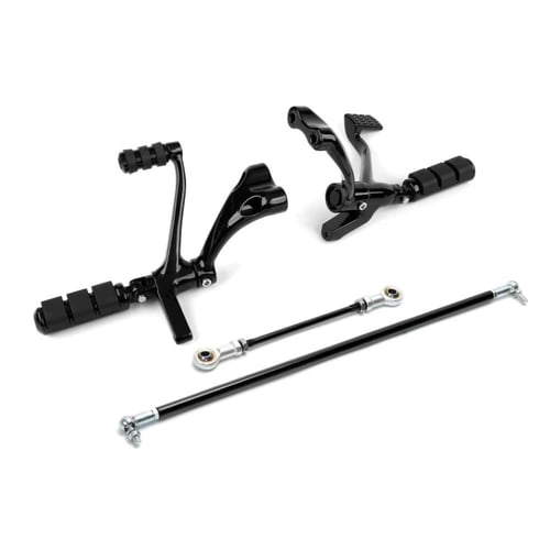 كروم/أسود فوت بيقز فورورد كنترول لدراجات هارلي سبو...