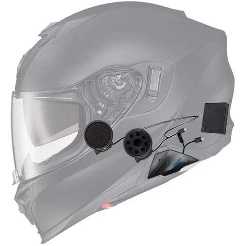 خوذة سكوربيون EXO-GT930 المتحولة مع نظام صوتي سكور...