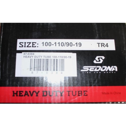 تيوب داخلى من Sedona مقاس 100/90/19 صمام وسط TR4