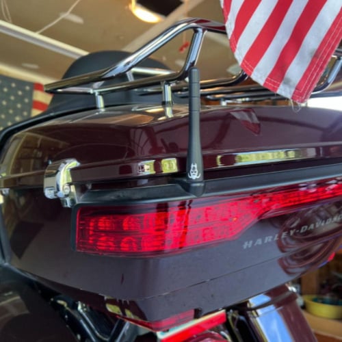 انتينا لاقط هوائي من HOGWORKZ مقاس 4 بوصه لدراجات...