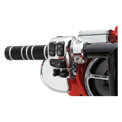 طقم غطاء سويتش كروم من MID USA لدراجات هارلي تورين...