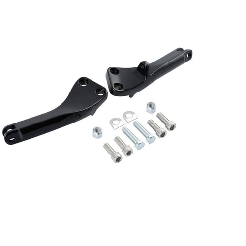 قاعدة فوت كروم اسود بيقز للراكب لدراجات هارلي داين...