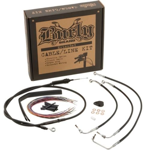 Burly Brand Burly Cntrl Kit 16" Ape Black ABS - B3...