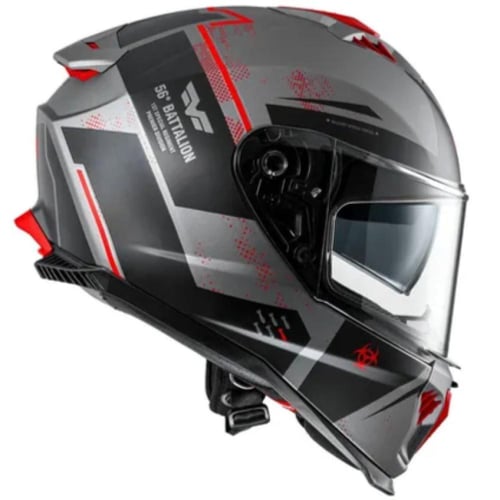 خوذة من PREMIER TYPHOON المتحوله لون اسود مطفي مع...