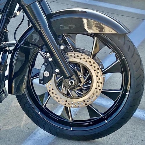 سبيسر فندر جنط 21 اسود من Drag Specialties لدراجات...