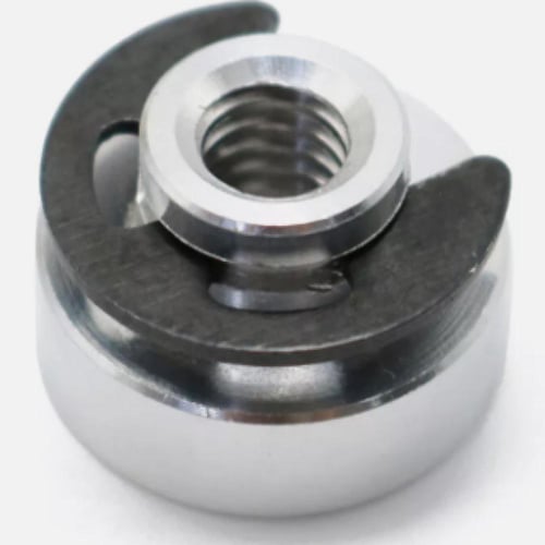 طقم صامولة تثبيت المقعد الخلفي باللون الفضي لدراجا...