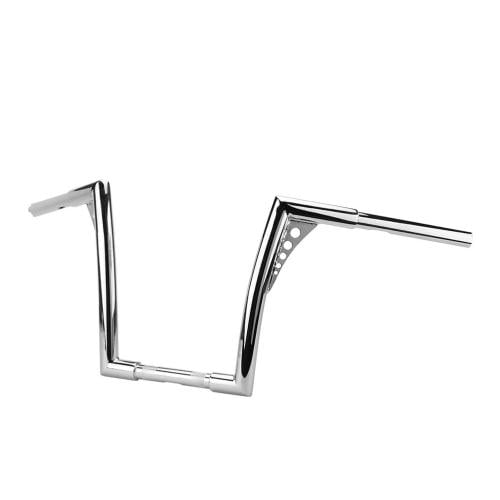 هاندل بار Ape Hangers 12أسود- كروم انش رايزر 1 انش...