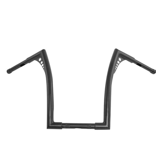 هاندل بار Ape Hangers 12أسود- كروم انش رايزر 1 انش...