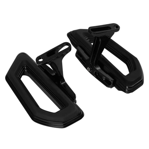 طقم مسند الاقدام لون BLACK-CHROME لدراجات هارلي تو...