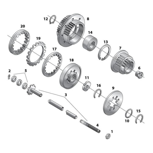 رمان محور القابض لدراجات هارلي تورينق سوفتيل داينا...