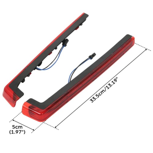 إضاءة جانبية Tour Pack لون RED-SMOKE لدراجات هارلى...