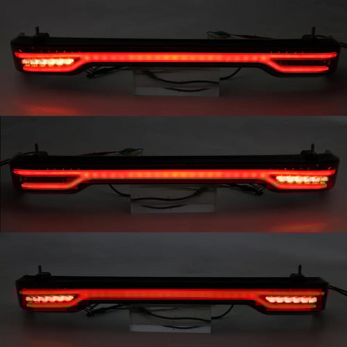 انارة التورباق الخلفية لون كروم- أسود لدراجات هارل...