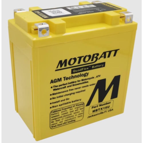 بطاريه MBTX16U Motobatt 12V AGM لدراجات Kawasaki 1...