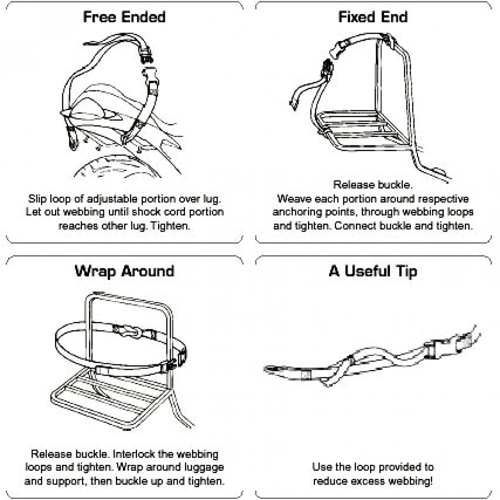 حزام ربط برتقالي مع عاكس مطاطي من Rok Straps ROK00...