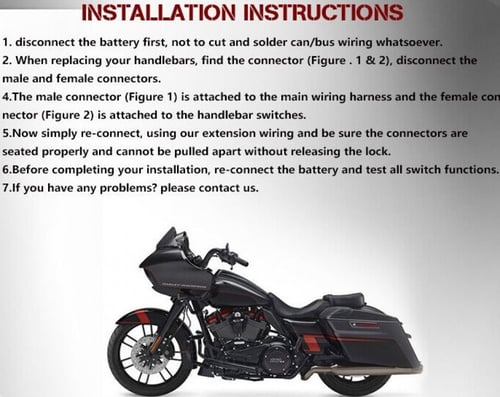 توصيلة ثروتل اكتروني 14-16 انش لدراجات هارلي تورين...