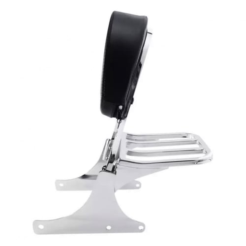 باك رست مع سلة امتعة لدراجات هارلي سوفتيل كروم / ا...