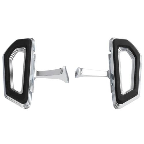 طقم مسند الاقدام لون BLACK-CHROME لدراجات هارلي تو...