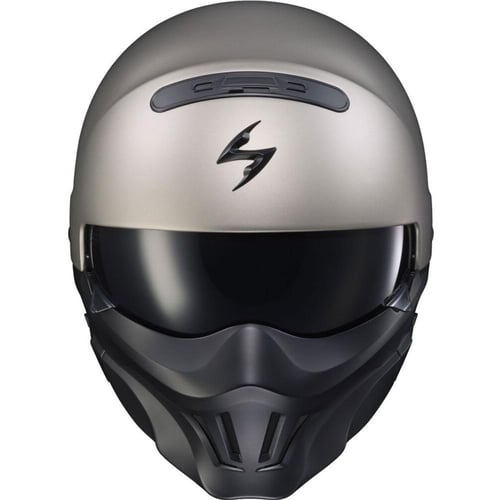 خوذة Scorpion Exo Covert مفتوحة الوجه باللون تيتان...