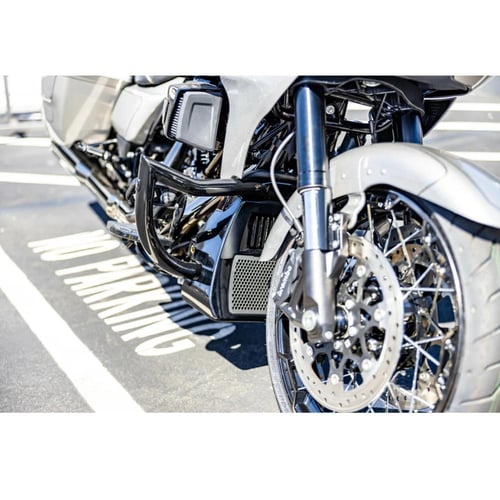 انجن قارد حامي محرك من Factory 47 لون اسود لدراجات...