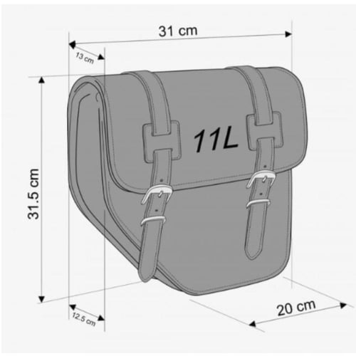 Customacces حقيبه جانبية موديل إيبيزا باللون الأسو...