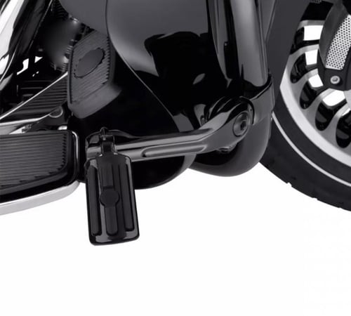 فوت بيقز / ريست لدراجه هارلي كروم /اسود