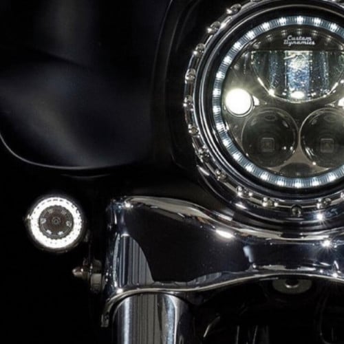 اشارات جانبية امامية مع طوق ليد اضائه نهاريه عدسات...