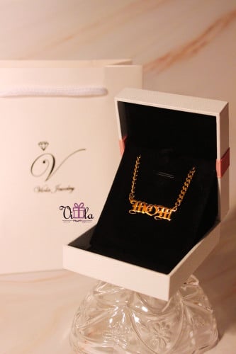 سلسال MOM -مطلي بالذهب