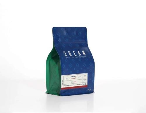 ثري بيين -أثيوبيا قوجي (250 جم) مجففة