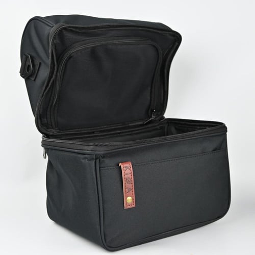 شنطة كفة لأدوات القهوة رمادي بعلامة بني