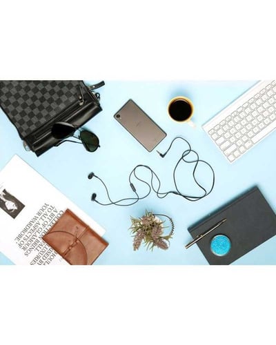 سماعة أذن سلكية سوني MDR-EX15AP بميكروفون مدمج - أ...