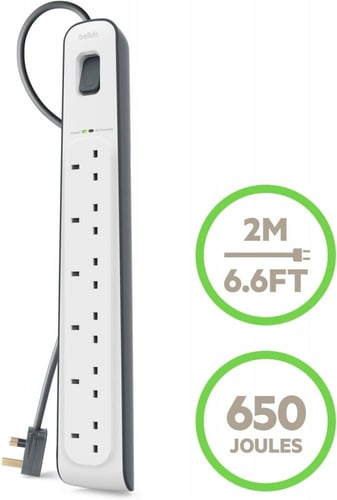 توصيلة بيلكن ب 6 منافذ طاقه