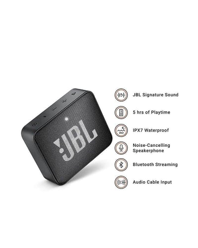 سبيكر جي بي ال قو 2 بلوتوث مقاوم للماء - أزرق