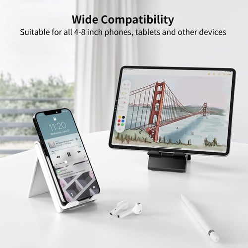 قاعده تثبيت سايجي للجوال - أبيض