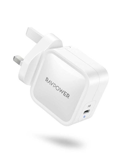 راف باور شاحن جداري بقوة 61 واط بتقنية بي دي - متو...