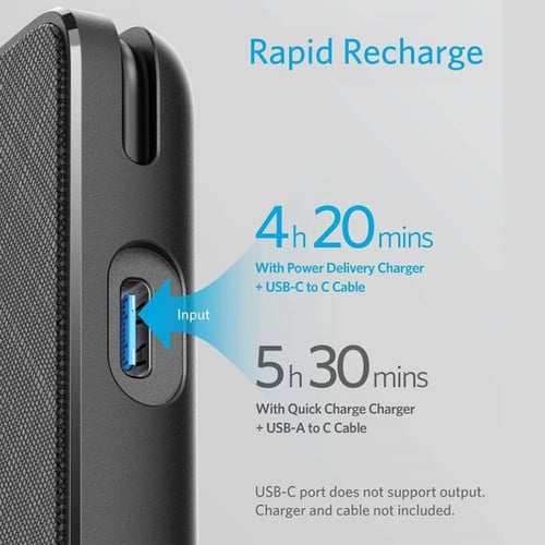 شاحن متنقل انكر باوركور بلس سعة 10000 ملي امبير مع...