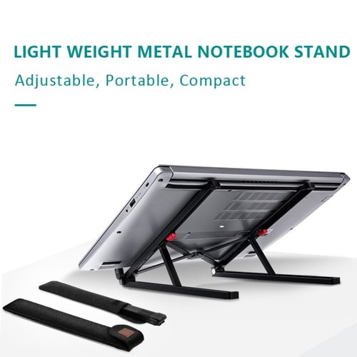 ستاند المونيوم سايجي للابتوب متعدد الوظائف - اسود