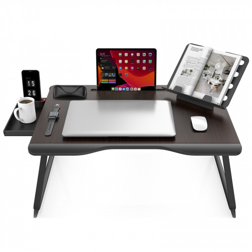 طاوله للابتوب سايجي متعدده الاستخدام - خشبي اسود