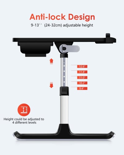 طاولة للابتوب سايجي متعدده الاستخدام - أسود