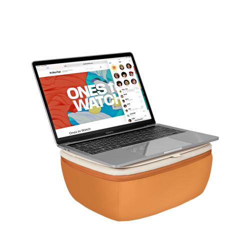 حامل لابتوب و تابلت مع وساده من سايجي - برتقالي